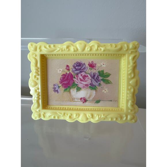 Framed Picture for above Playskool Crackle N Glow Fireplace painting only - Picture 1 of 4